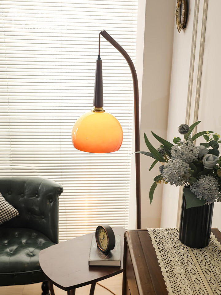 Cantilever Wood Accent Floor Lamp - Vakkerlight