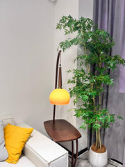 Cantilever Wood Accent Floor Lamp - Vakkerlight