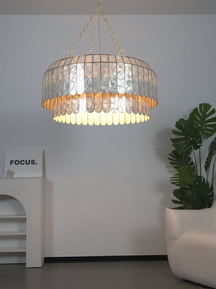 Capiz Aurelia Chandelier - Vakkerlight