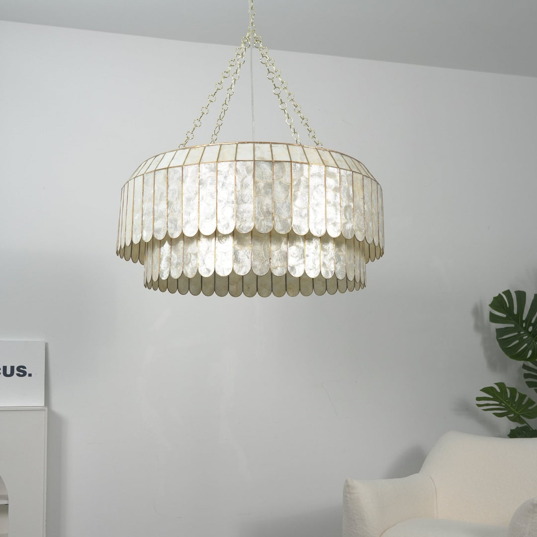 Capiz Aurelia Chandelier - Vakkerlight