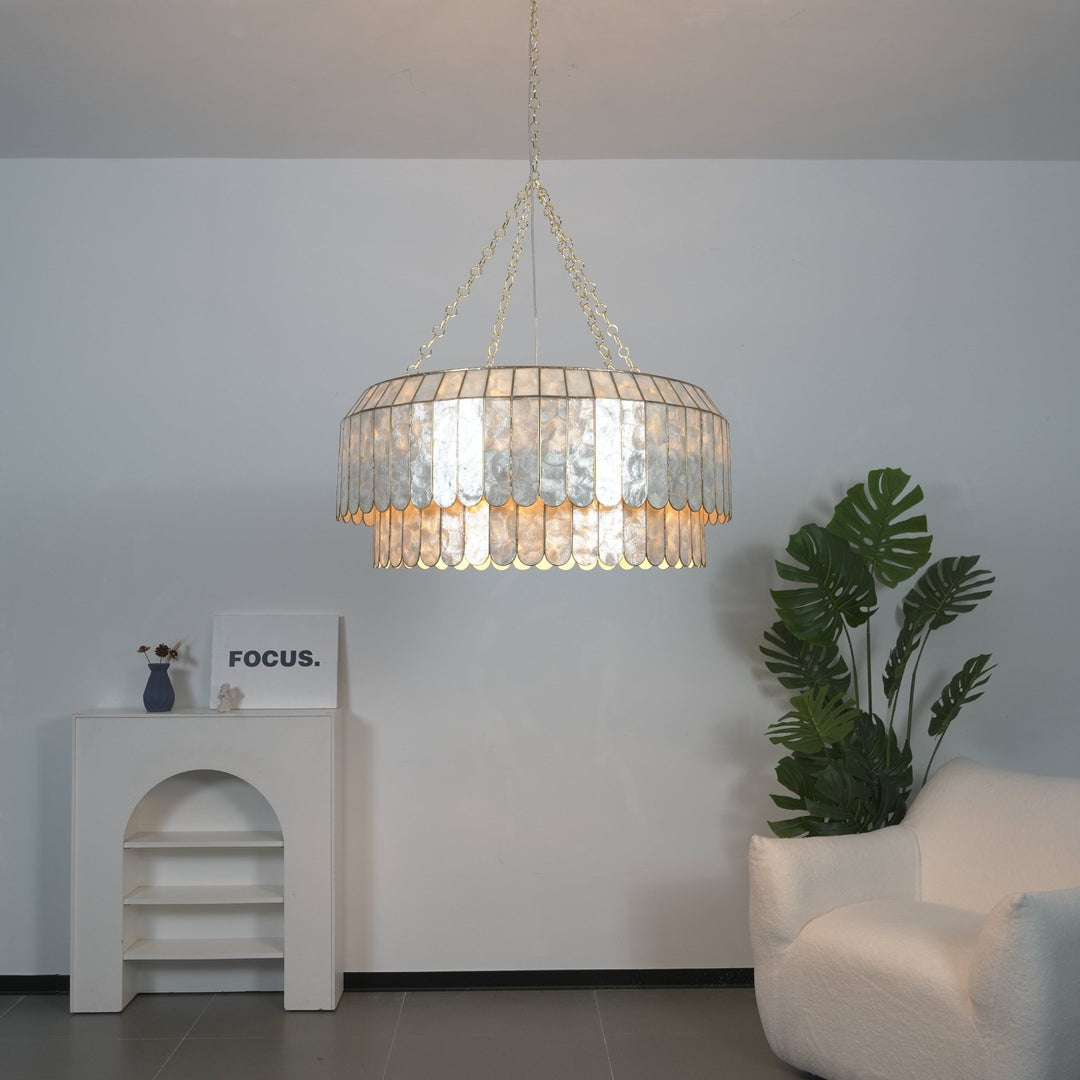 Capiz Aurelia Chandelier - Vakkerlight