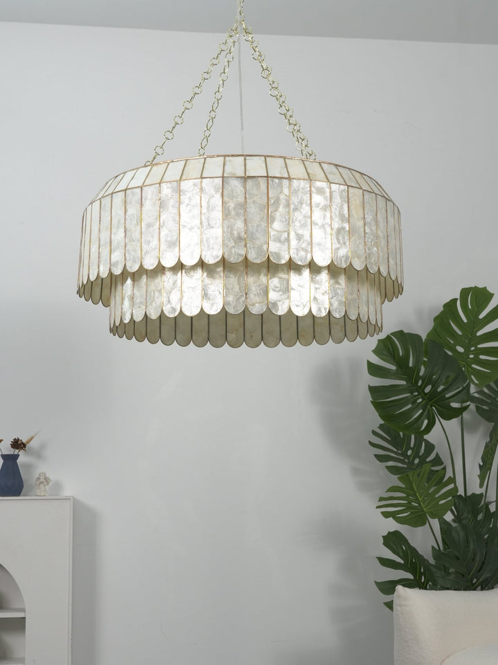 Capiz Aurelia Chandelier - Vakkerlight