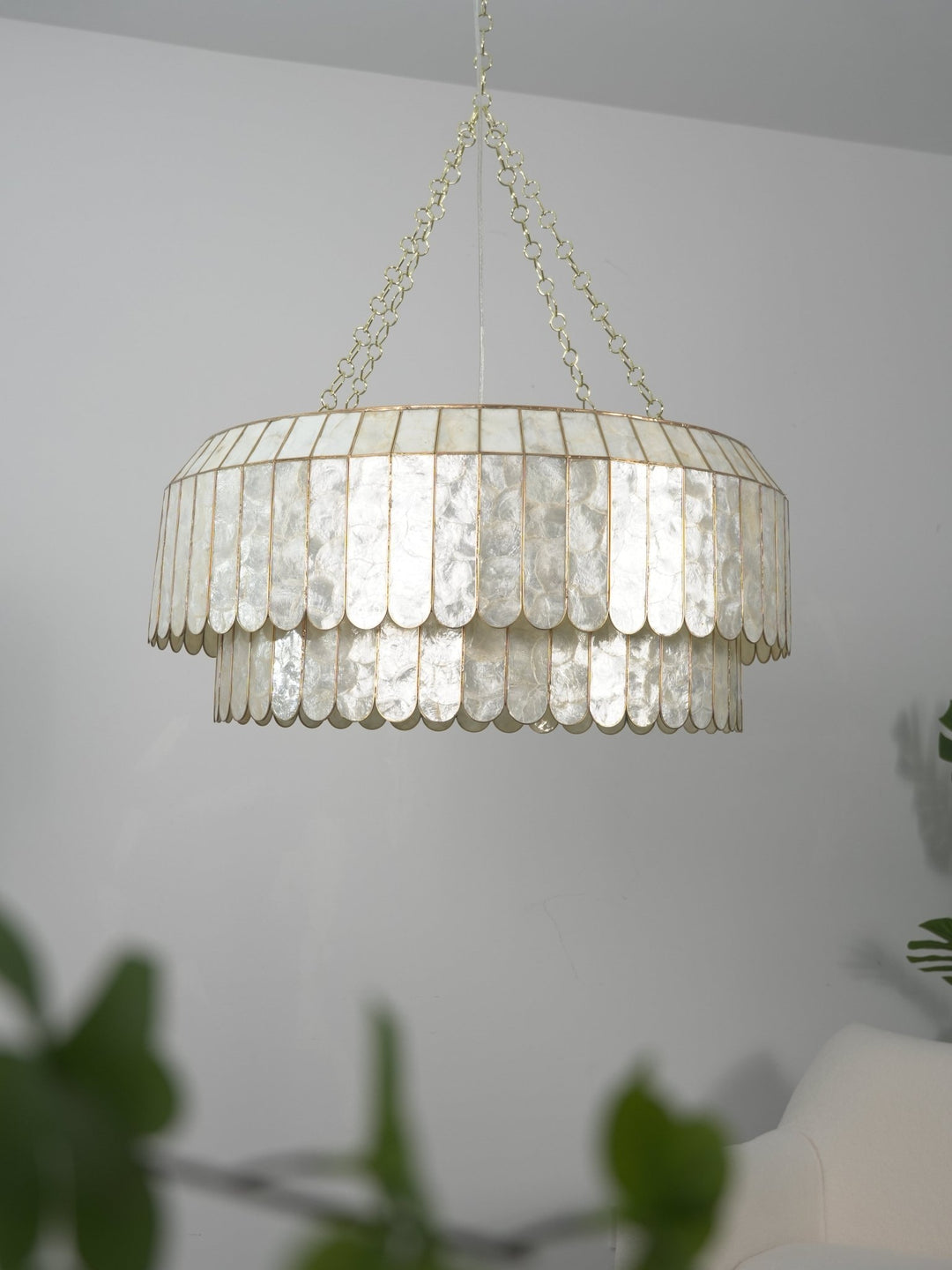 Capiz Aurelia Chandelier - Vakkerlight