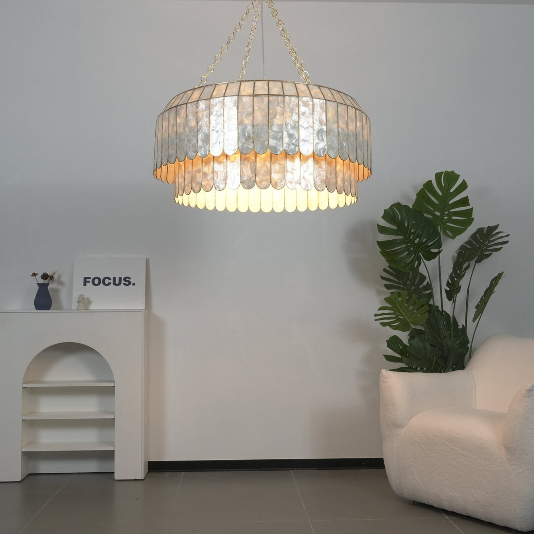 Capiz Aurelia Chandelier - Vakkerlight