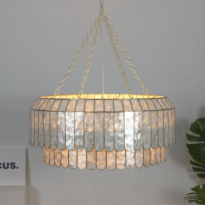 Capiz Aurelia Chandelier - Vakkerlight