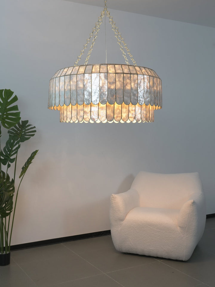 Capiz Aurelia Chandelier - Vakkerlight
