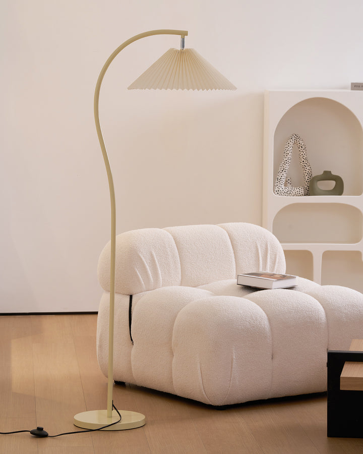 Crescini Pleated Floor Lamp - Vakkerlight