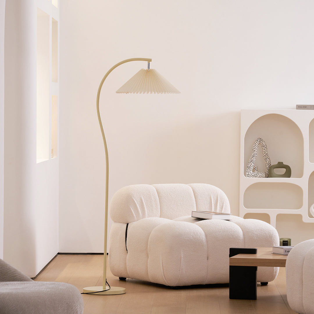 Crescini Pleated Floor Lamp - Vakkerlight