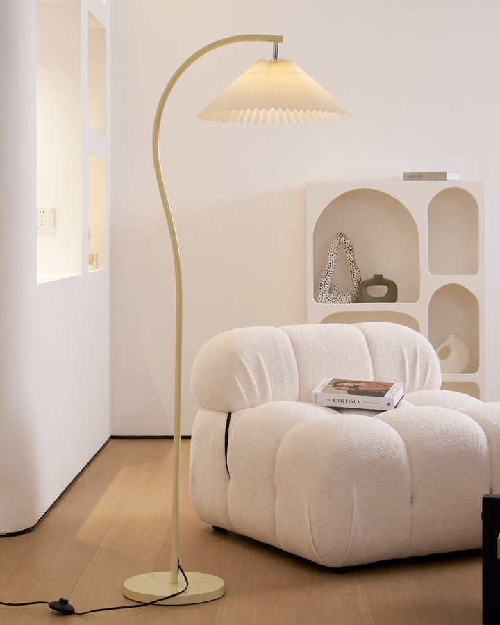 Crescini Pleated Floor Lamp - Vakkerlight