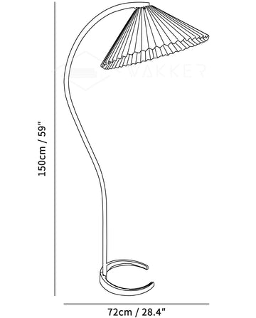 مصباح ارضي كابراني — Dimension drawings 1