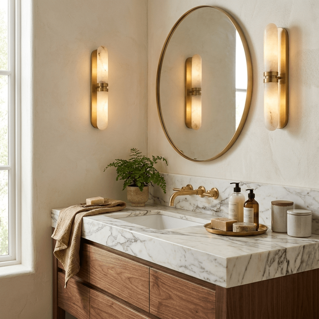 Capsula Alabaster Wall Sconce - Vakkerlight