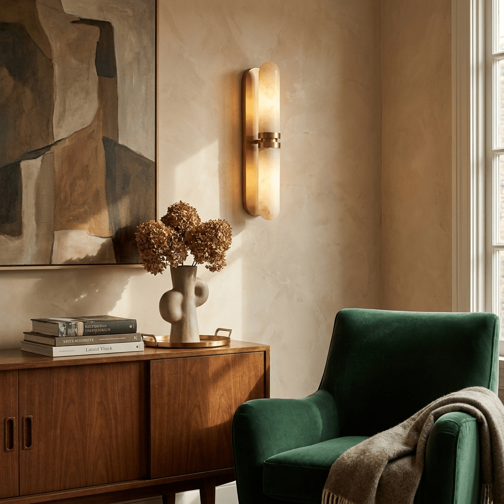 Capsula Alabaster Wall Sconce - Vakkerlight