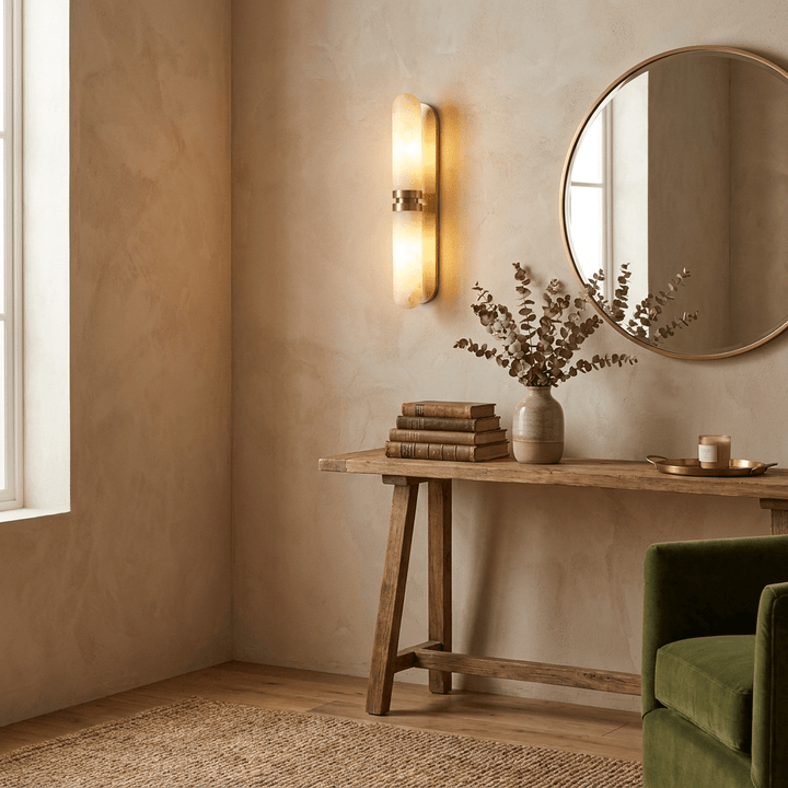 Capsula Alabaster Wall Sconce - Vakkerlight