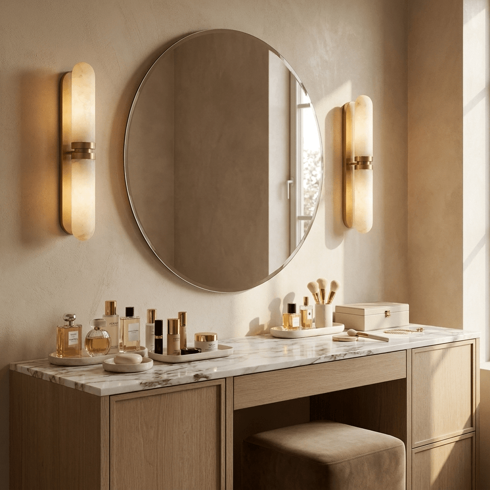 Capsula Alabaster Wall Sconce - Vakkerlight