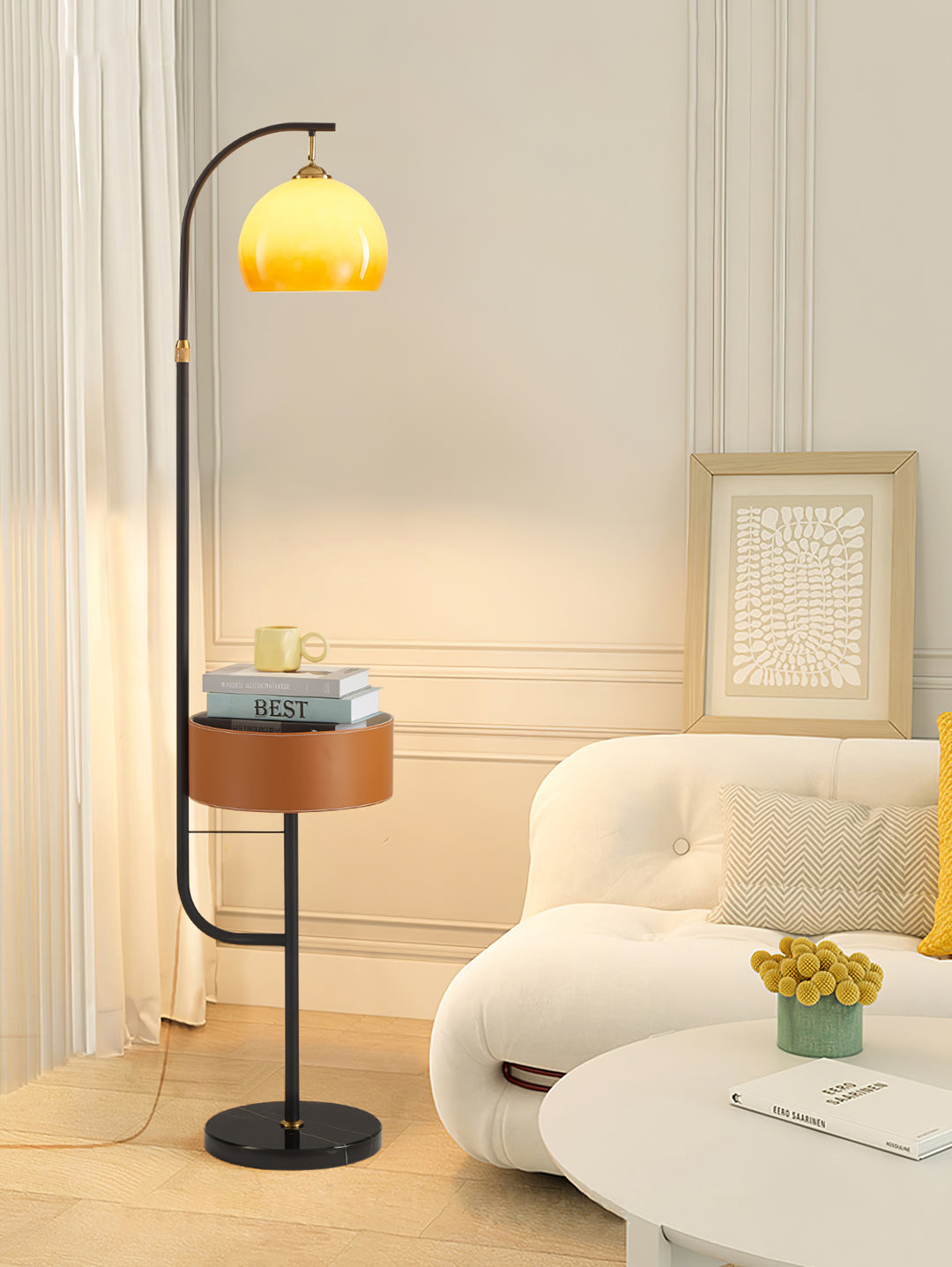 Caramel Arch Floor Lamp