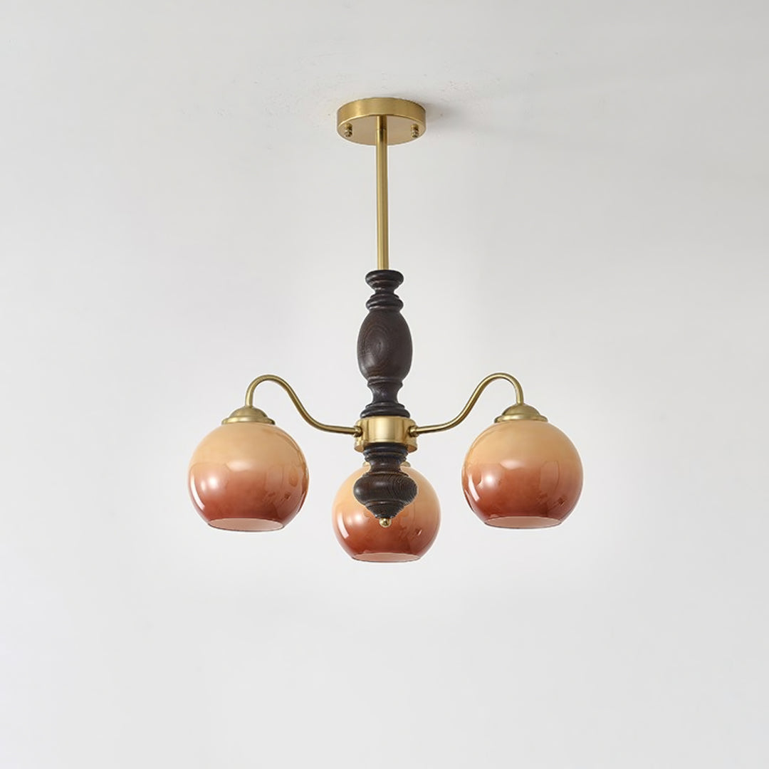 Caramel Orb Chandelier - Vakkerlight