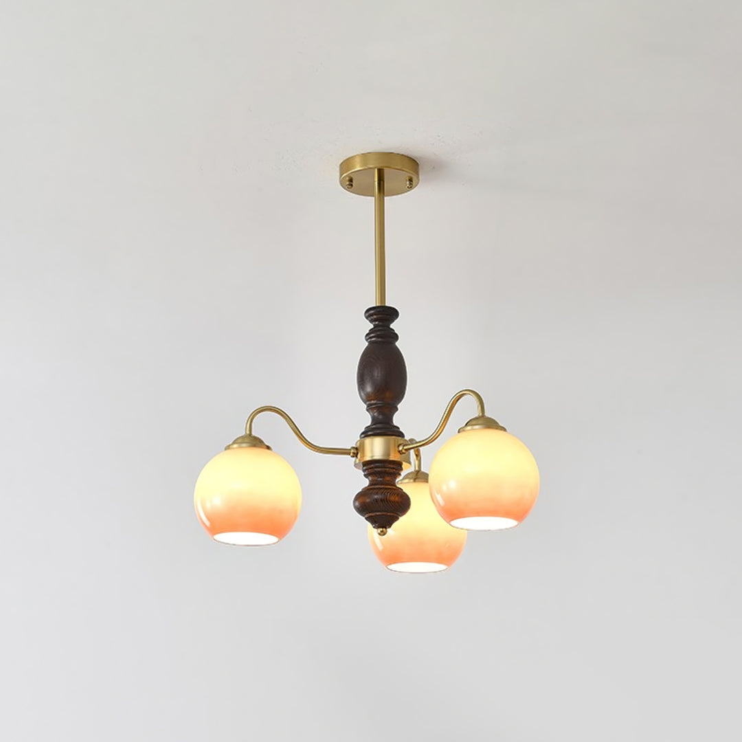 Caramel Orb Chandelier - Vakkerlight