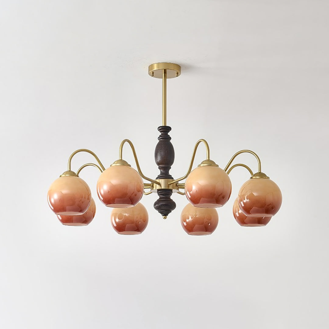 Caramel Orb Chandelier - Vakkerlight