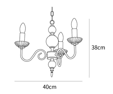 Lustre Carlita — Plans cotés 1