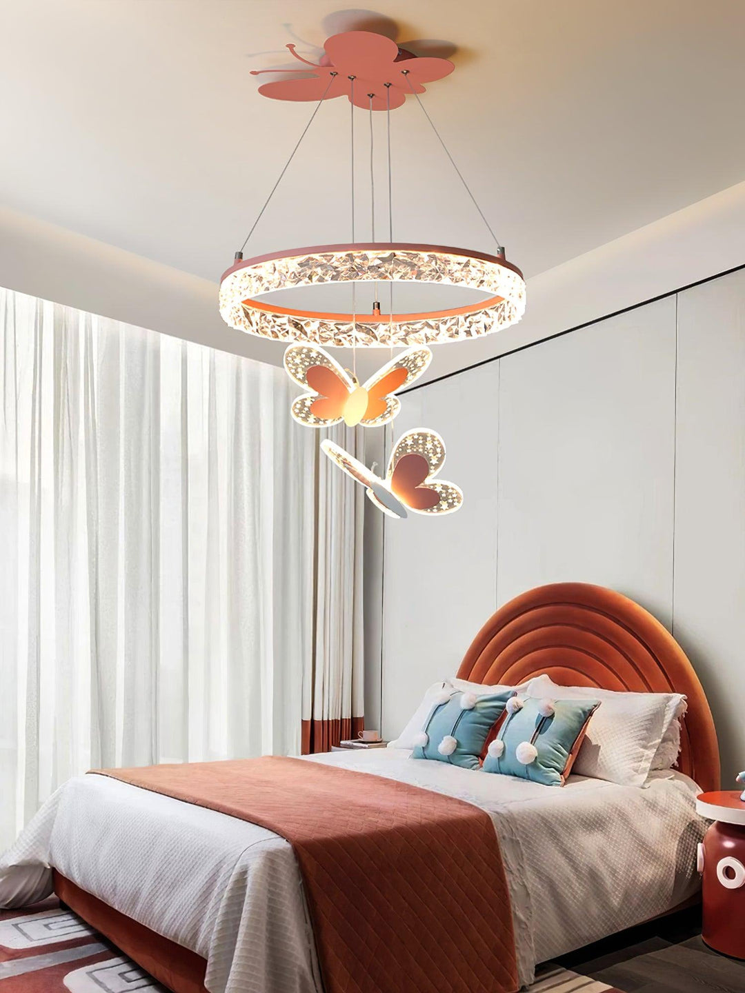 Cartoon Butterfly Acrylic Pendant Lamp - Vakkerlight