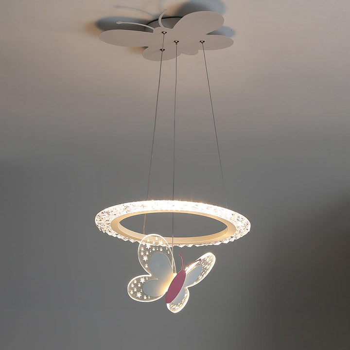 Cartoon Butterfly Acrylic Pendant Lamp - Vakkerlight