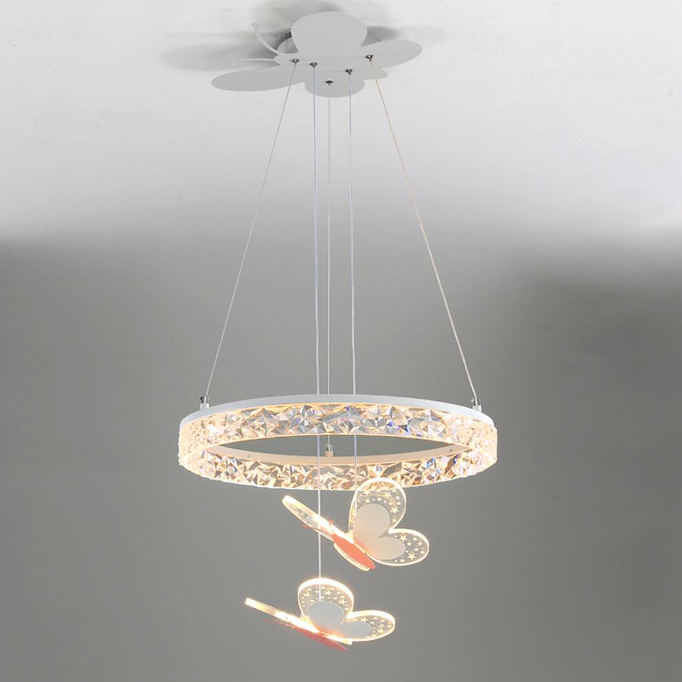 Cartoon Butterfly Acrylic Pendant Lamp - Vakkerlight