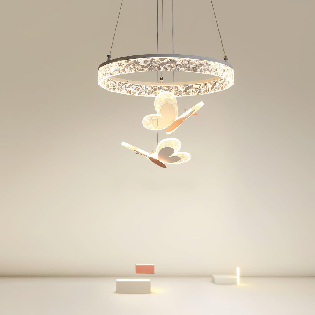 Cartoon Butterfly Acrylic Pendant Lamp - Vakkerlight