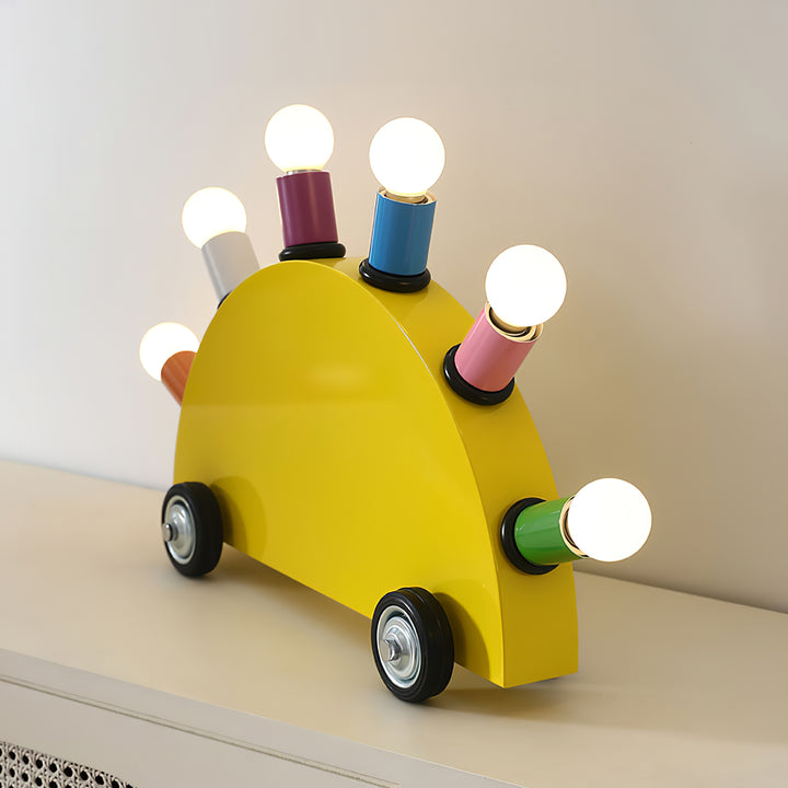 Tischlampe mit Cartoon-Auto