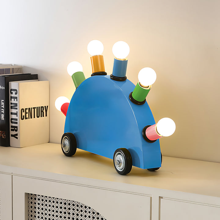 Tischlampe mit Cartoon-Auto