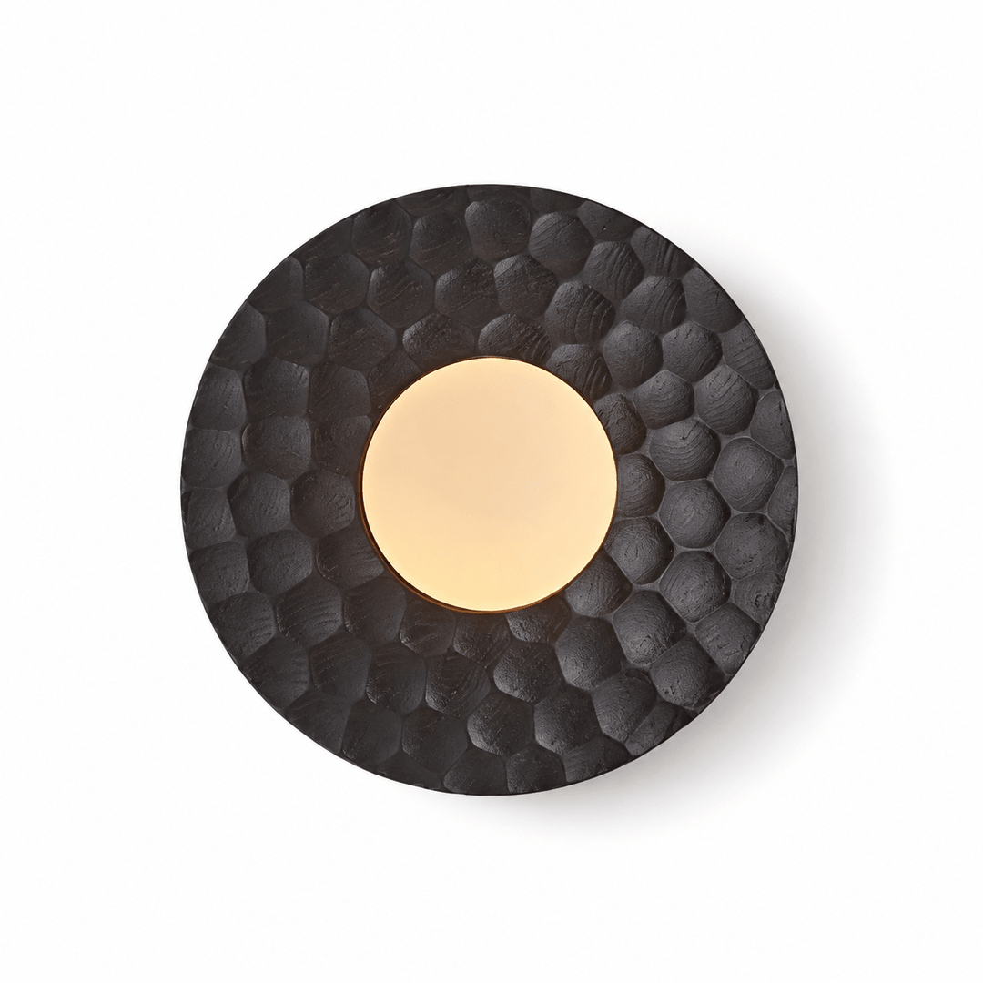 Carved Ash Wood Sconce - Vakkerlight