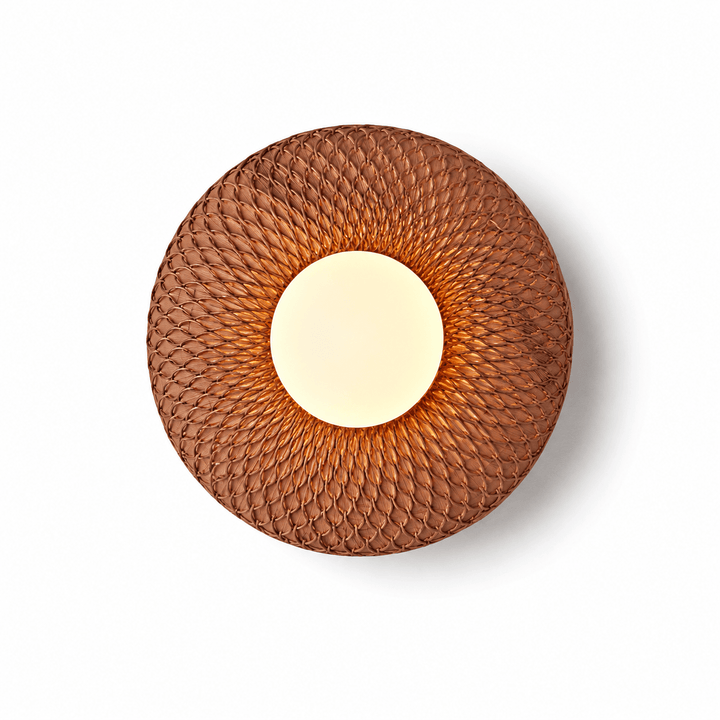 Carved Ash Wood Sconce - Vakkerlight
