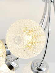 Carved Glass Ceiling Lamp - Vakkerlight