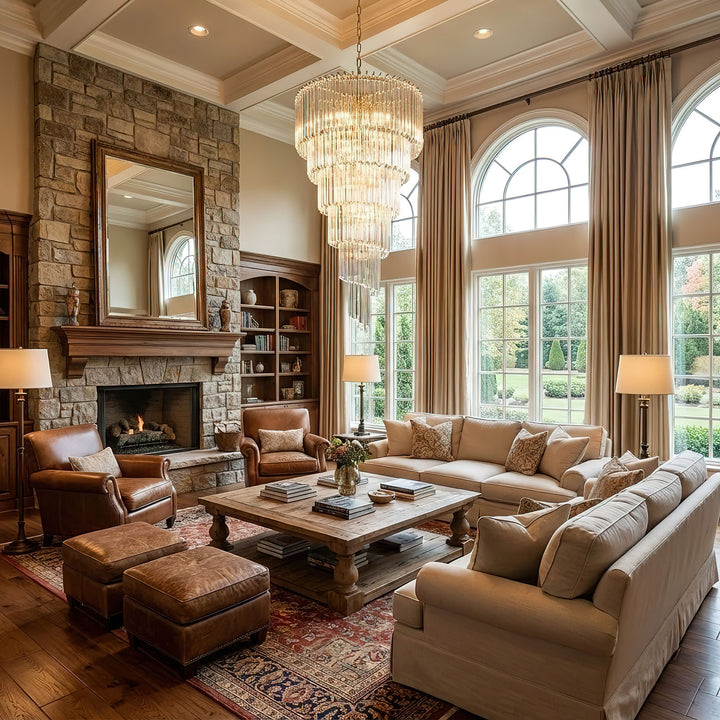 Cascada Spiral Clear Chandelier - Vakkerlight