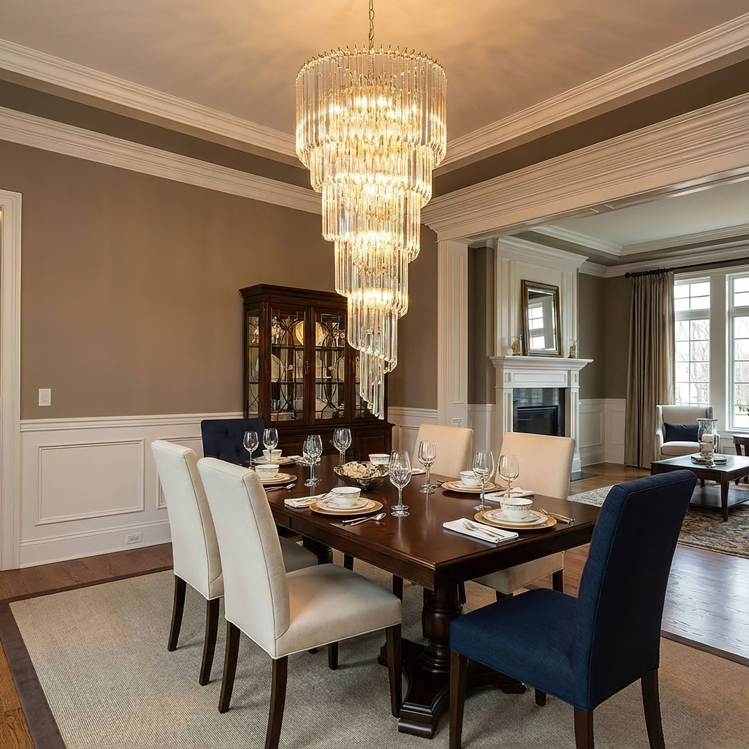 Cascada Spiral Clear Chandelier - Vakkerlight