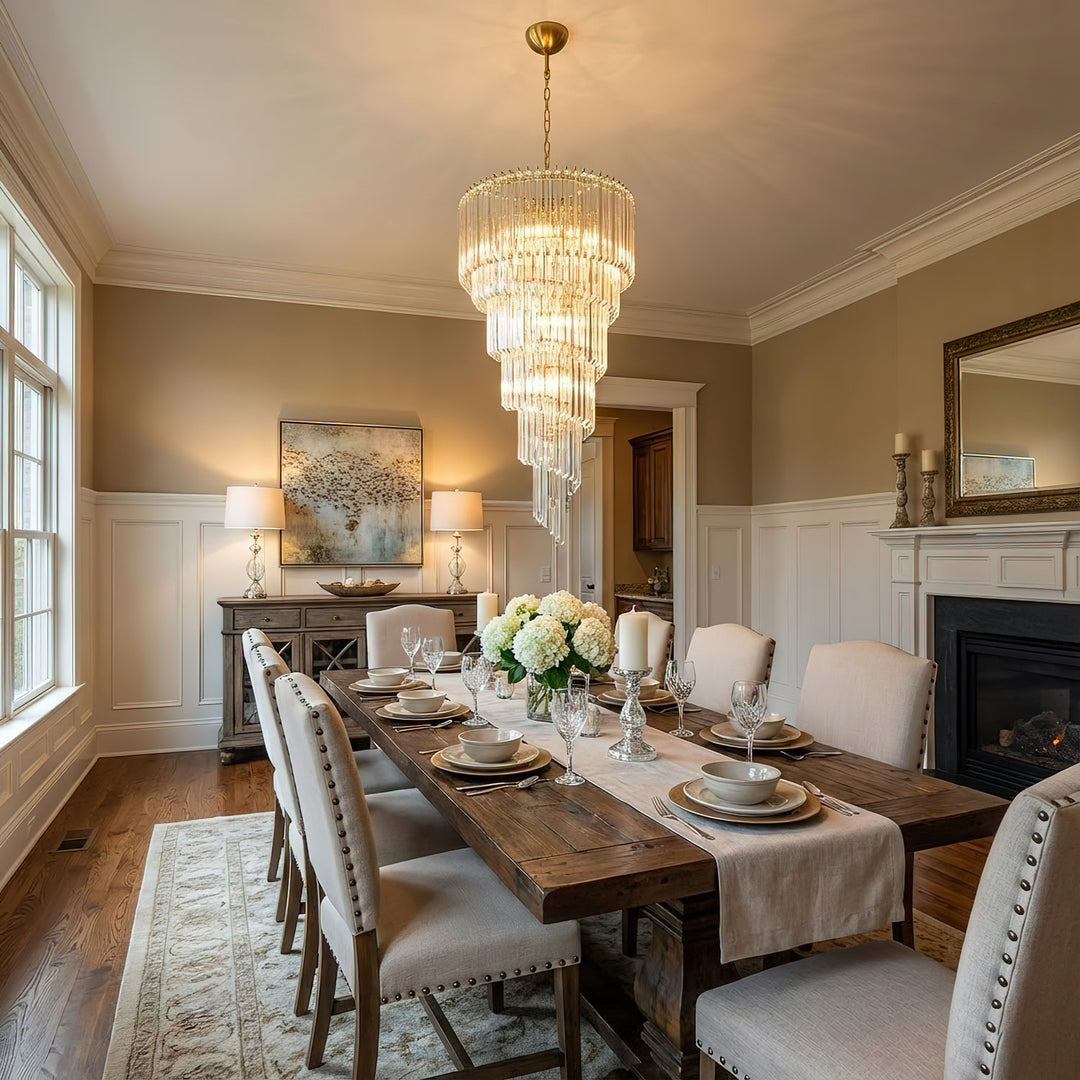 Cascada Spiral Clear Chandelier - Vakkerlight