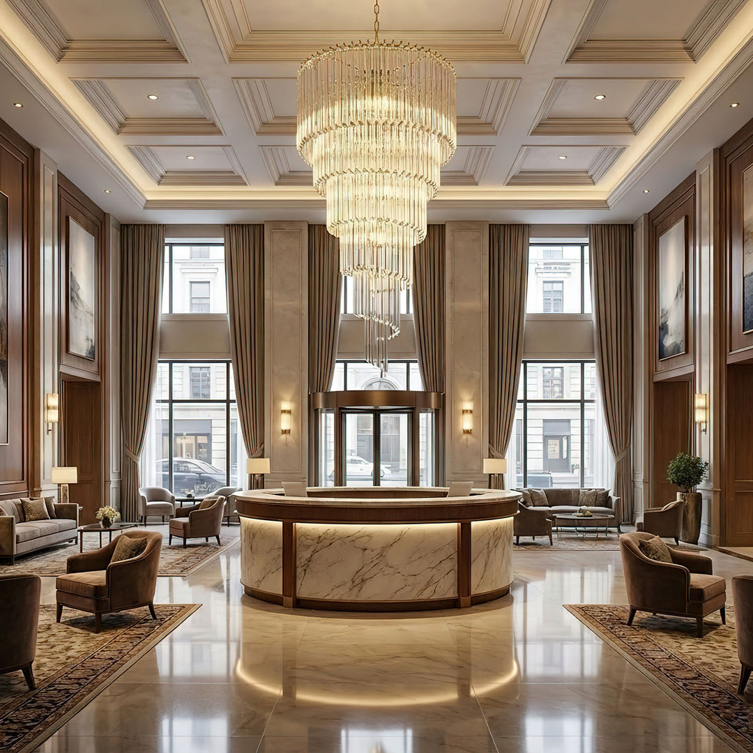 Cascada Spiral Clear Chandelier - Vakkerlight