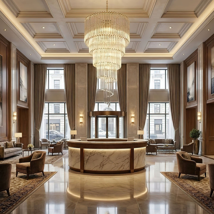 Cascada Spiral Clear Chandelier - Vakkerlight