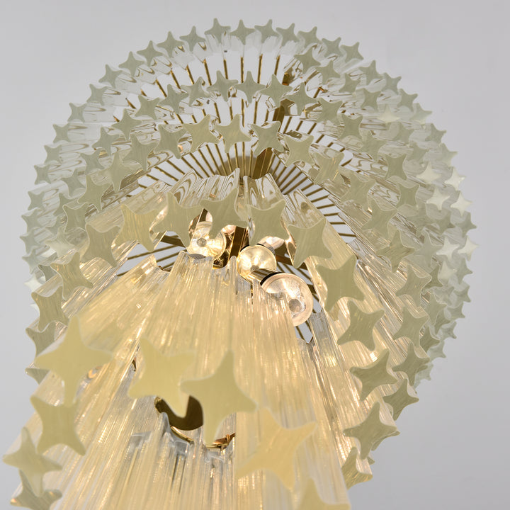 Cascada Spiral Clear Chandelier - Vakkerlight