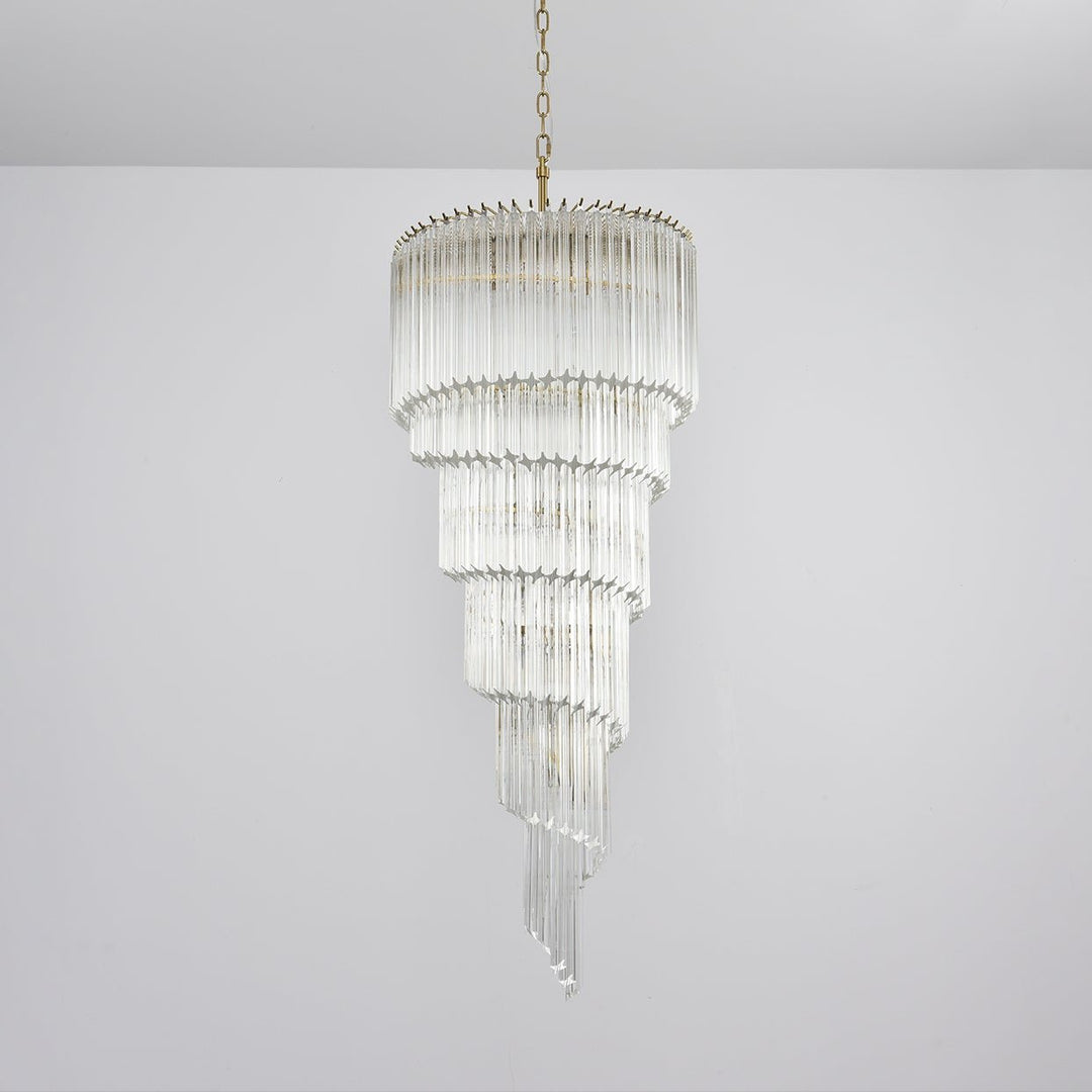 Cascada Spiral Clear Chandelier - Vakkerlight