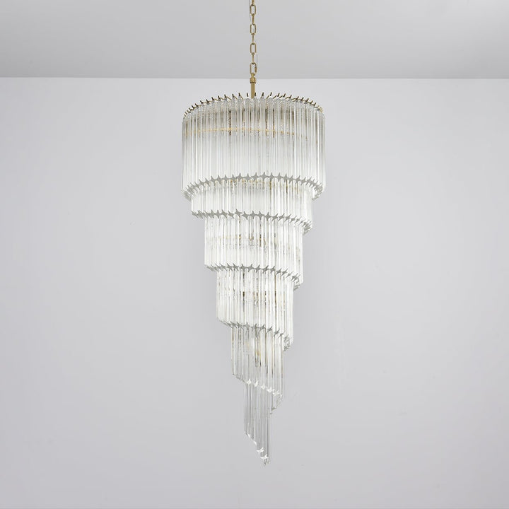 Cascada Spiral Clear Chandelier - Vakkerlight