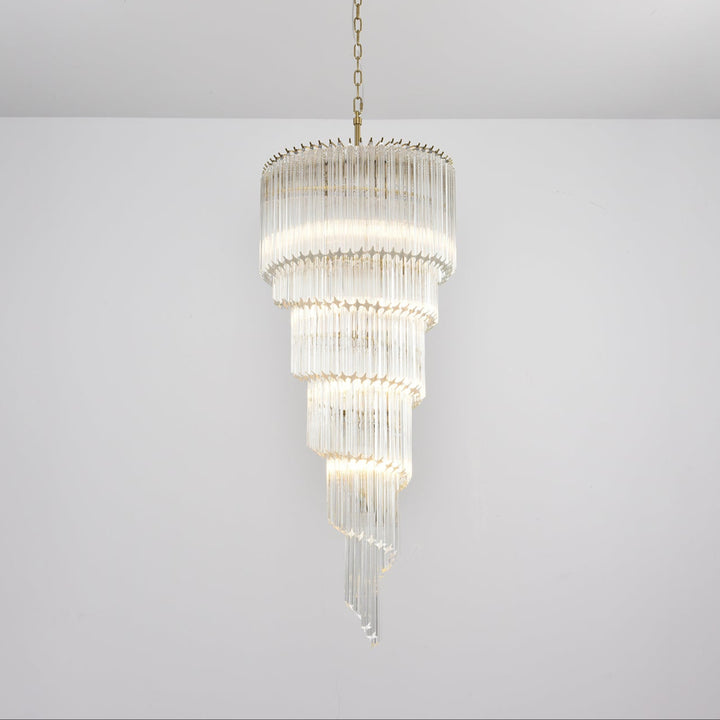 Cascada Spiral Clear Chandelier - Vakkerlight