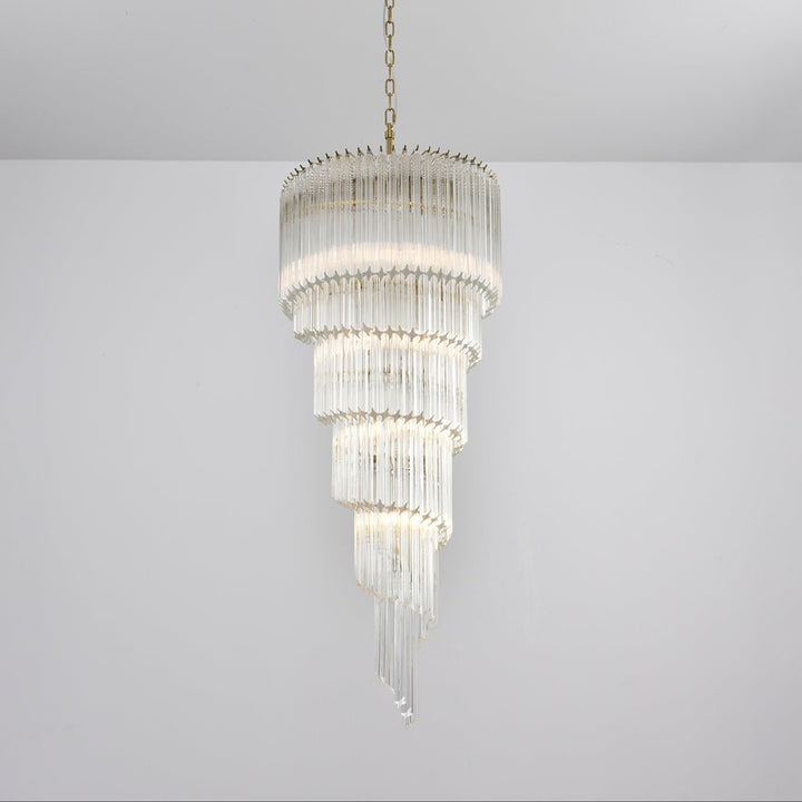 Cascada Spiral Clear Chandelier - Vakkerlight