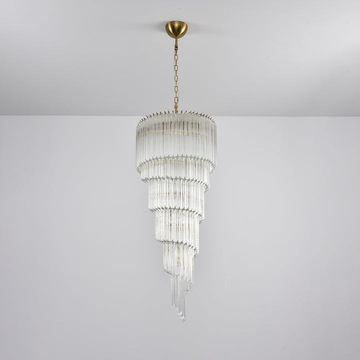 Cascada Spiral Clear Chandelier - Vakkerlight