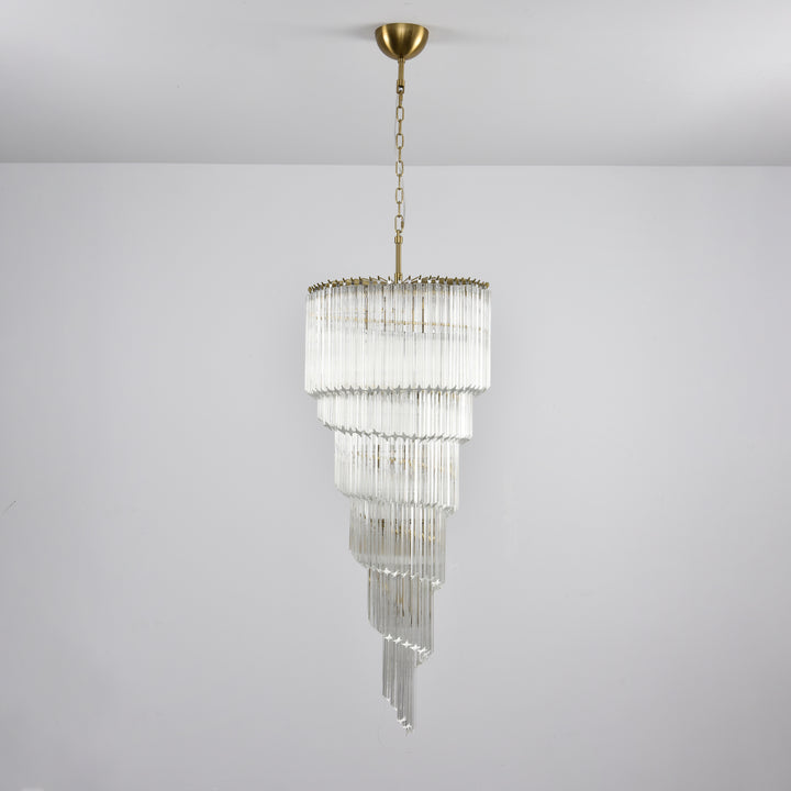 Cascada Spiral Clear Chandelier - Vakkerlight