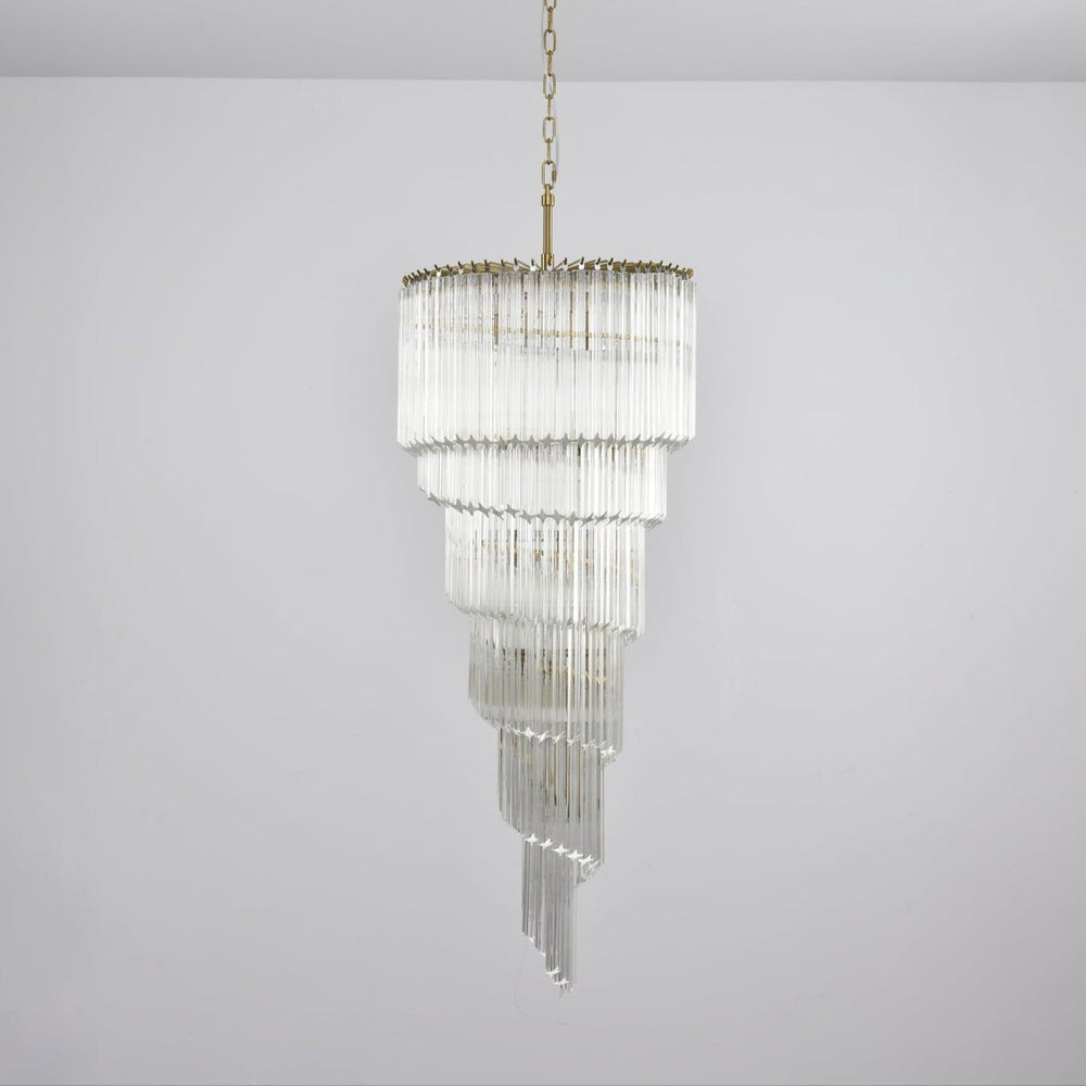 Cascada Spiral Clear Chandelier - Vakkerlight