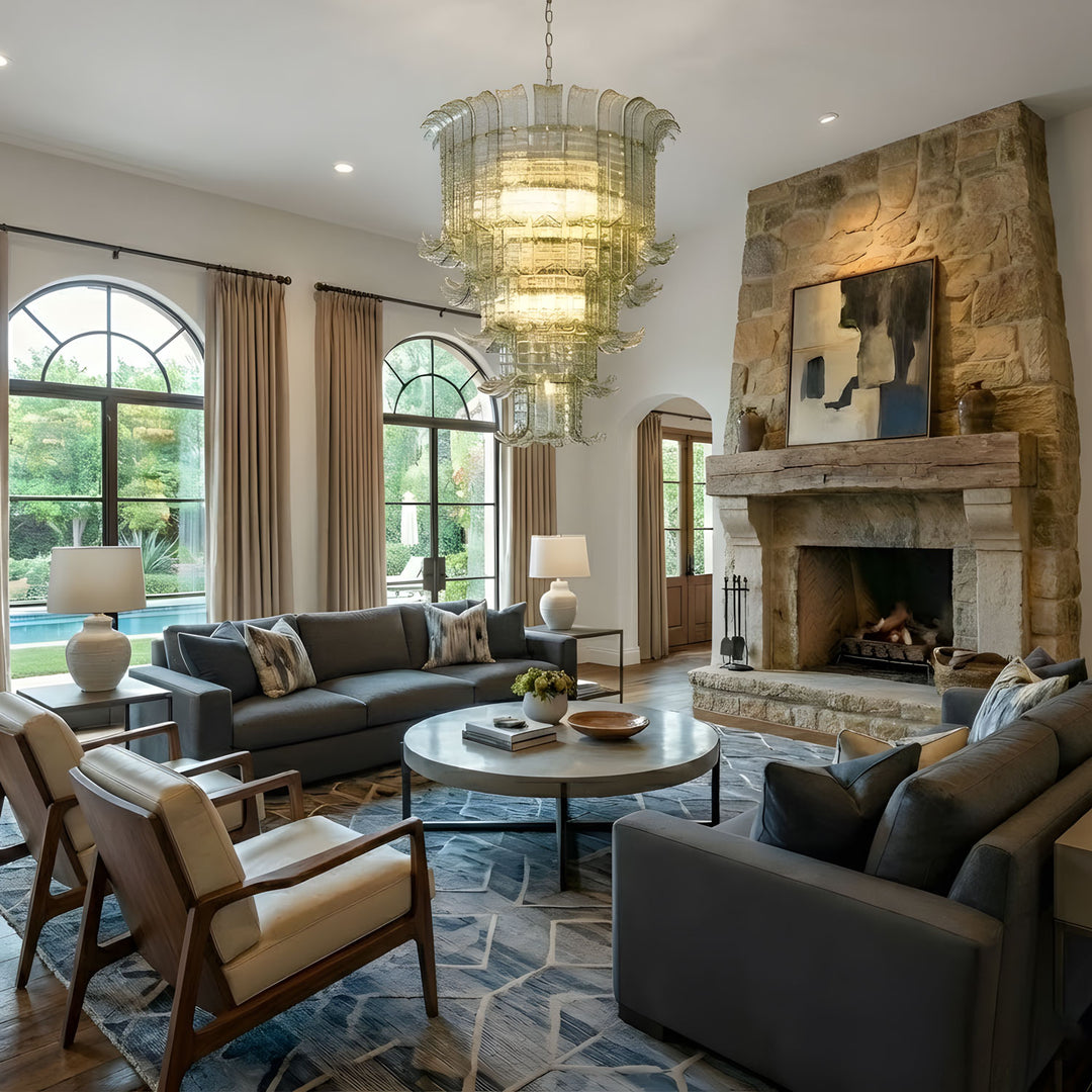 Cascade Murano Chandelier - Vakkerlight