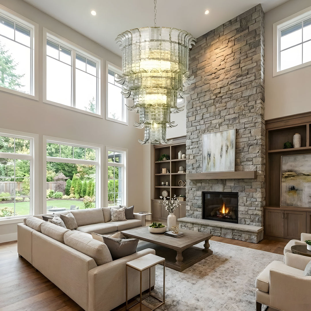 Cascade Murano Chandelier - Vakkerlight