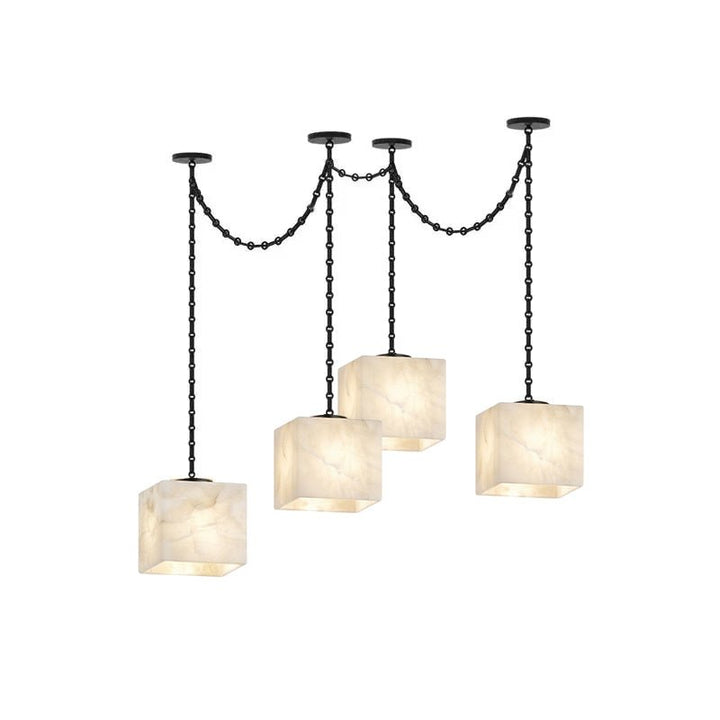 Cascade Chain Cube Chandelier - Vakkerlight