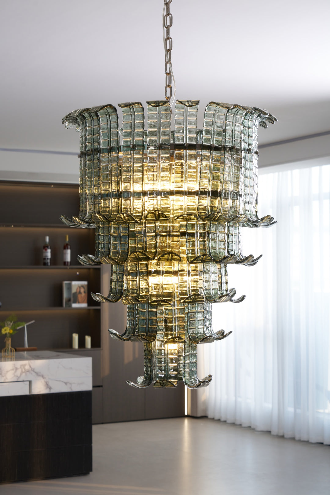 Cascade Murano Chandelier - Vakkerlight