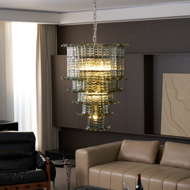 Cascade Murano Chandelier - Vakkerlight